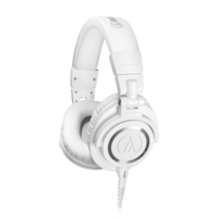 CLOSED-BACK DYNAMIC MONITOR HEADPHONES, DETACHABLE CABLES, WHITE